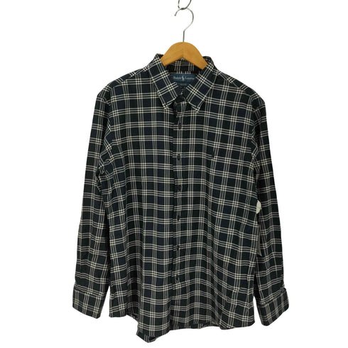 ラルフローレン RALPH LAUREN CUSTOM FIT チェック ボタンダウンシャツ メンズ import:XL