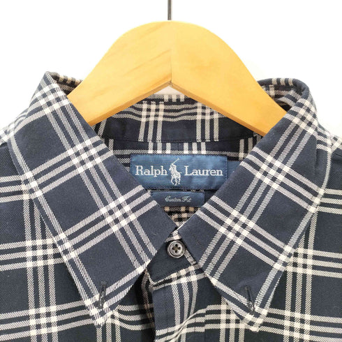 ラルフローレン RALPH LAUREN CUSTOM FIT チェック ボタンダウンシャツ メンズ import:XL