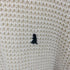 ダブルネーム DOUBLE NAME ワンポイント刺繍ニット レディース F