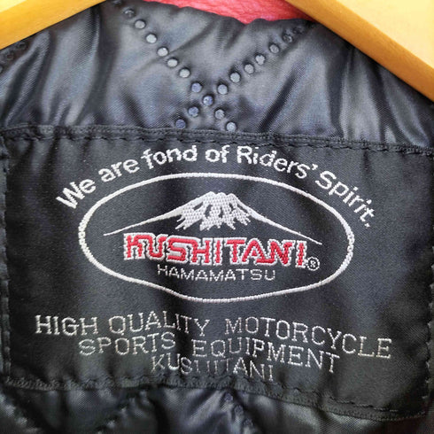 KUSHITANI HAMAMATSU DUCATI MECCANICA BOLOGNA レザー スタジャン ジャケット メンズ
