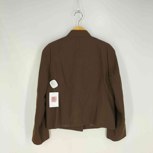 ダックス DAKS カシミヤ混 ウール 比翼 スタンドカラー ジャケット レディース 11AR