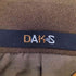 ダックス DAKS カシミヤ混 ウール 比翼 スタンドカラー ジャケット レディース 11AR