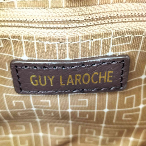 ギラロッシュ Guy Laroche バンブーハンドル 牛革 2WAY ショルダーバッグ レディース