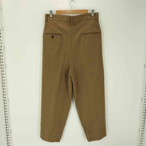 ビューティフルピープル beautiful people 21AW センタープレス ウールワイドパンツ メンズ FR:40-44