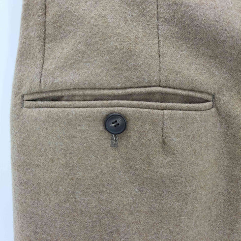 ビューティフルピープル beautiful people 21AW センタープレス ウールワイドパンツ メンズ FR:40-44