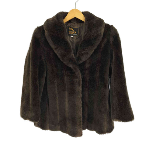セベット sevet フェイクファー ショールカラー ジャケット レディース 13