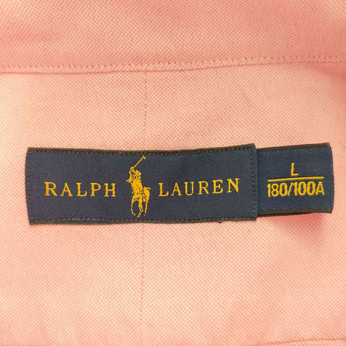 ラルフローレン RALPH LAUREN ポニー刺繍 半袖 ボタンダウンシャツ メンズ import:L