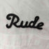 ルードギャラリー RUDE GALLERY 刺繍 プリントデザイン オープンカラー S/S シャツ メンズ 3