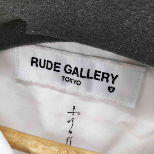 ルードギャラリー RUDE GALLERY 刺繍 プリントデザイン オープンカラー S/S シャツ メンズ 3
