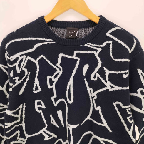 ハフ HUF OUTLINES CREWNECK SWEATER メンズ JPN:S
