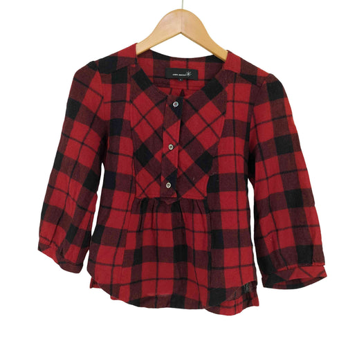 イザベルマラン ISABEL MARANT ポーランド製 ハーフボタン チェックブラウス レディース JPN:1