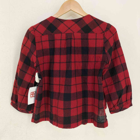 イザベルマラン ISABEL MARANT ポーランド製 ハーフボタン チェックブラウス レディース JPN:1