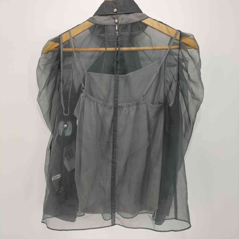 リリーブラウン Lily Brown 20ONEオーガンザ2wayボウブラウス レディース ONE SIZE