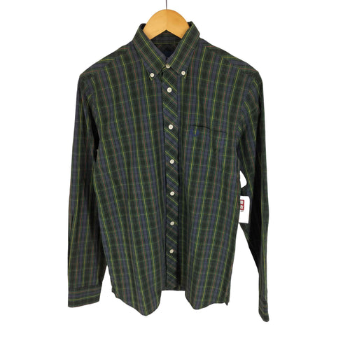 フレッドペリー FRED PERRY ロゴ刺繍 チェック柄 BD 長袖シャツ メンズ import:S