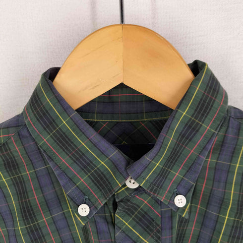 フレッドペリー FRED PERRY ロゴ刺繍 チェック柄 BD 長袖シャツ メンズ import:S