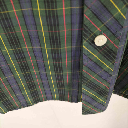 フレッドペリー FRED PERRY ロゴ刺繍 チェック柄 BD 長袖シャツ メンズ import:S