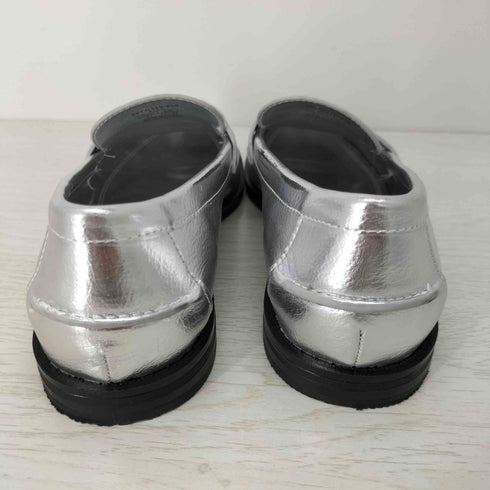 ザラ ZARA METALLIC LOAFERS メタリック ローファー レディース JPN:24