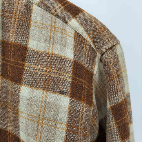 ペンドルトン PENDLETON 70s USA製 チェック柄ウールシャツ メンズ