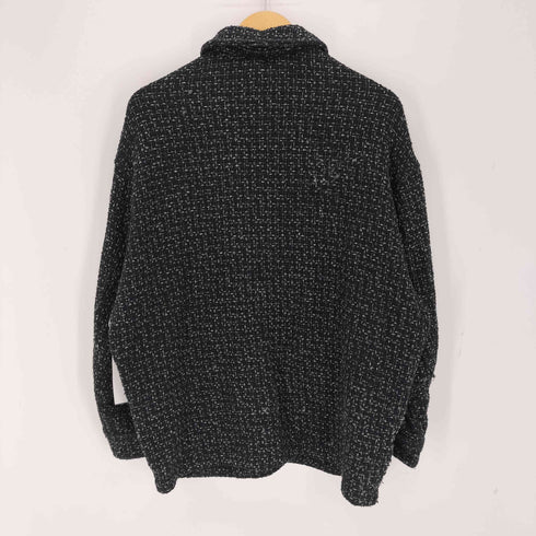 ザラ ZARA ツイードシャツジャケット レディース import:S
