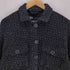 ザラ ZARA ツイードシャツジャケット レディース import:S