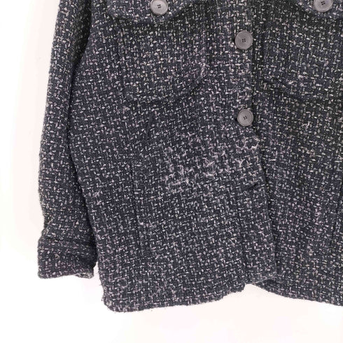 ザラ ZARA ツイードシャツジャケット レディース import:S