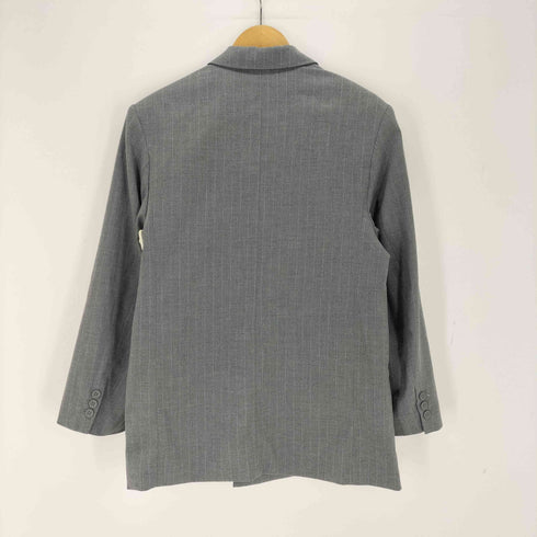 エイチアンドエム H&M ストライプダブルテーラードジャケット レディース import:XS