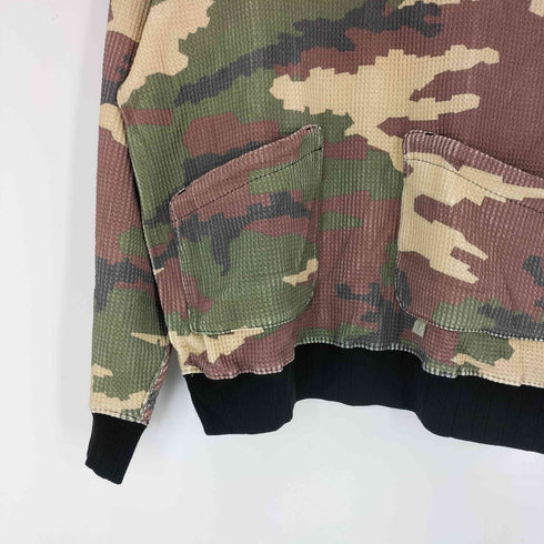 Fake As Flowers Thermal Half Zip Pullover CAMO メンズ JPN:2