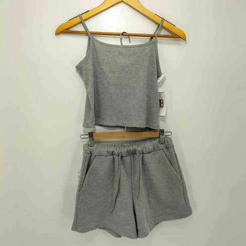グレイル GRL キャミソール×パーカー×ショートパンツ裏起毛スウェットセットアップ レディース JPN:L