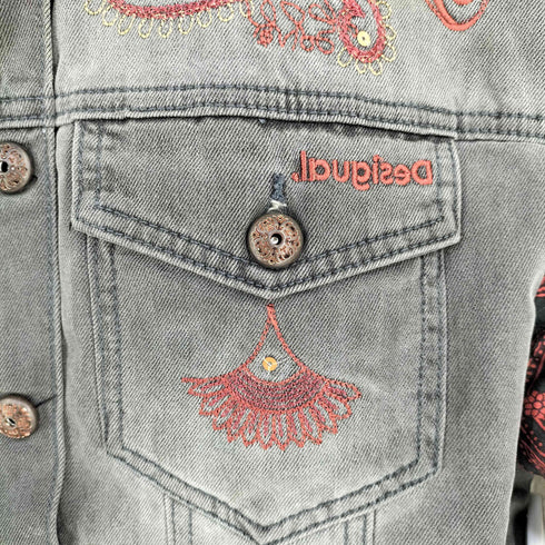 デシグアル Desigual デニムジャケット QUILT BILL レディース JPN:M