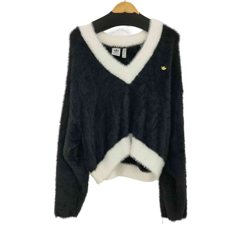 アディダスオリジナルス adidas Originals スリーストライプス フラッフィー プルオーバー ニット レディース JPN:M