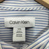 カルバンクライン CALVIN KLEIN The extra-fine cotton shirt Slim Fit ストライプシャツ メンズ S/CH