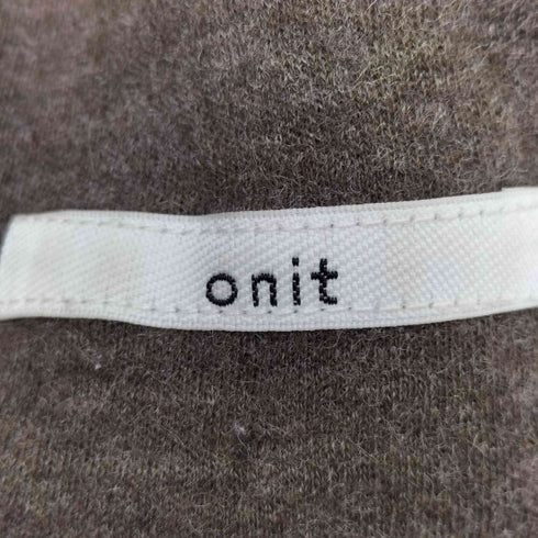 onit 圧縮ウールジャージーストレートパンツ レディース JPN:2