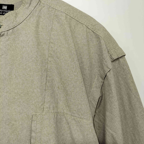 イッセイミヤケ ISSEY MIYAKE The Shirt 80S ハミルトン期 HAMILTON スタンドカラーデザインシャツ メンズ L