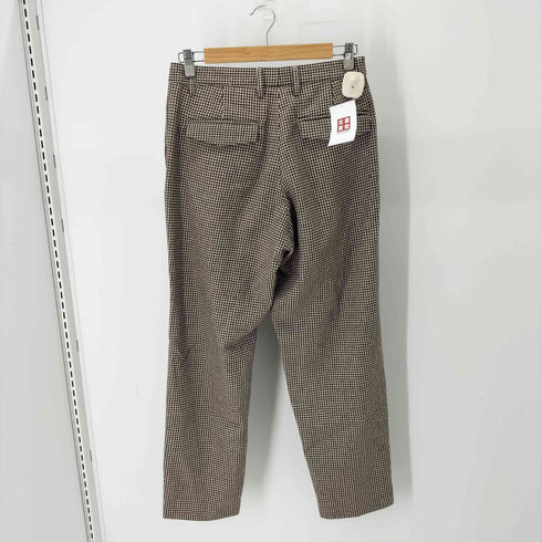 ニコアンド niko and... 千鳥格子柄 2タックウールパンツ メンズ JPN:3
