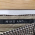 ニコアンド niko and... 千鳥格子柄 2タックウールパンツ メンズ JPN:3