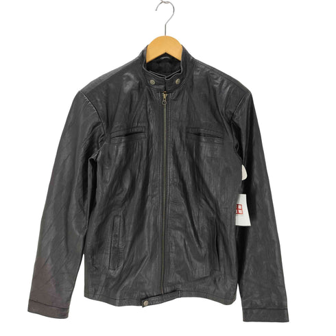 Leather Cult ジップアップ レザージャケット メンズ S