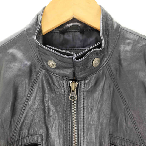 Leather Cult ジップアップ レザージャケット メンズ S