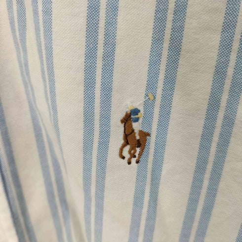 ラルフローレン RALPH LAUREN BLAKE スモールポニー刺繍 BD L/S ストライプシャツ メンズ import:XL