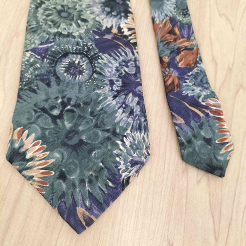 ジバンシィ GIVENCHY 花柄 シルクネクタイ メンズ
