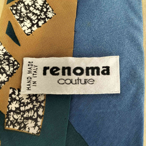 レノマ renoma PARIS MADE IN ITALY 総柄シルクネクタイ メンズ ONE SIZE