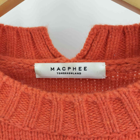 マカフィー MACPHEE 23AW ラムカシミヤ クルーネックプルオーバー レディース JPN:S