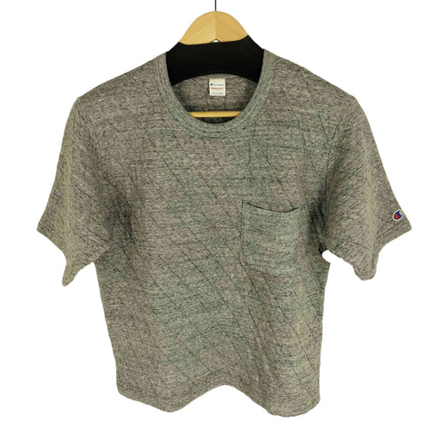 チャンピオン Champion S/S 中綿キルトスウェット 霜降り レディース JPN:S