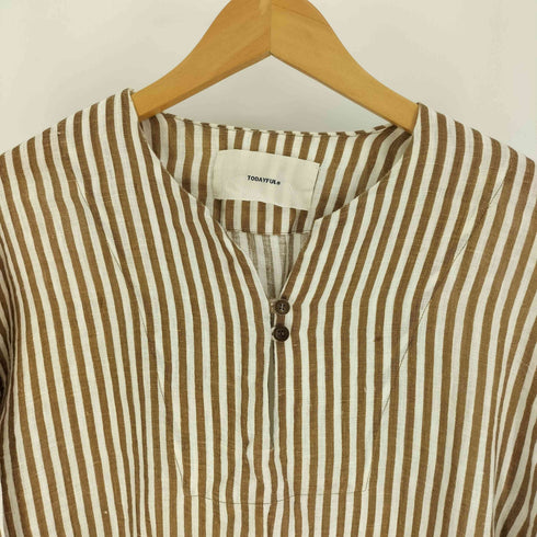 トゥデイフル TODAYFUL 23SS Life's Keyneck Linen Shirts キーネック リネン シャツ レディース FREE