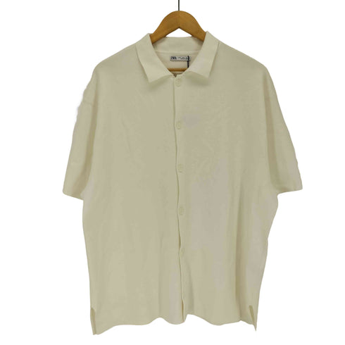 ザラ ZARA ニットシャツ メンズ import:L
