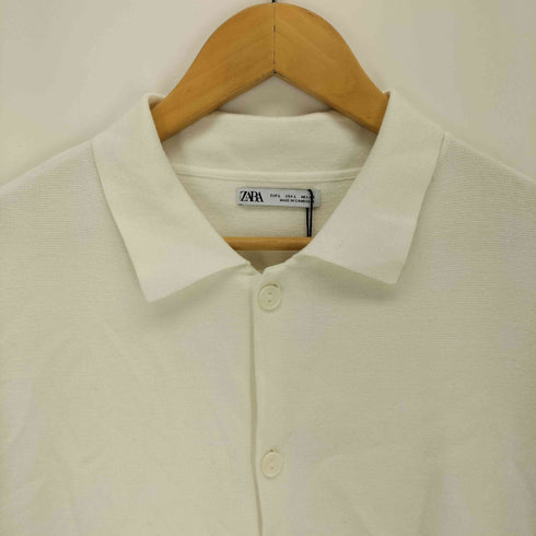 ザラ ZARA ニットシャツ メンズ import:L