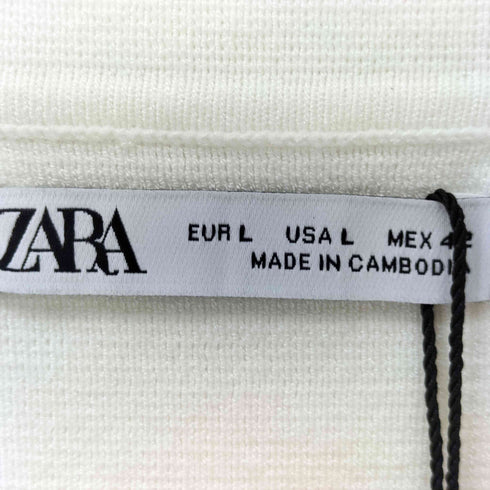 ザラ ZARA ニットシャツ メンズ import:L