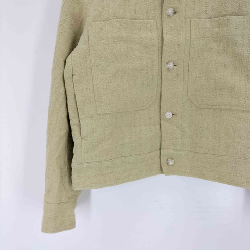 ザラ ZARA ジャガードショートジャケット メンズ import:M