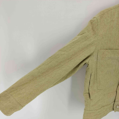 ザラ ZARA ジャガードショートジャケット メンズ import:M