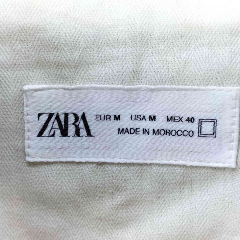 ザラ ZARA ジャガードショートジャケット メンズ import:M