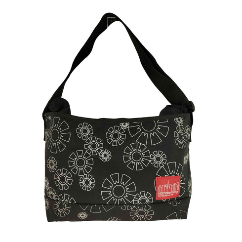 マンハッタンポーテージ Manhattan Portage キャンバスアートプリントフラットブッシュミディアムメッセンジャーバッグ メンズ M